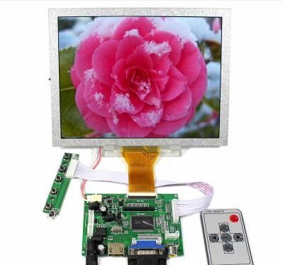 6bit Vertoning de met 8 bits Antiglare Ej080na-05a van TFT HD 8 Duimlcd Monitor