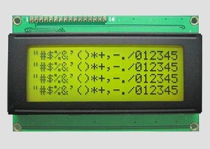 Tekens LCD 20 tekens * 4 lijnen Display module Gele Groene achtergrondverlichting Parallelpoort 5v