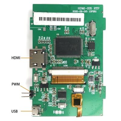 3.5Hdmi LCD-scherm 320*480 Raspberry Pi Displays Touch Control Capacitive/Resistive